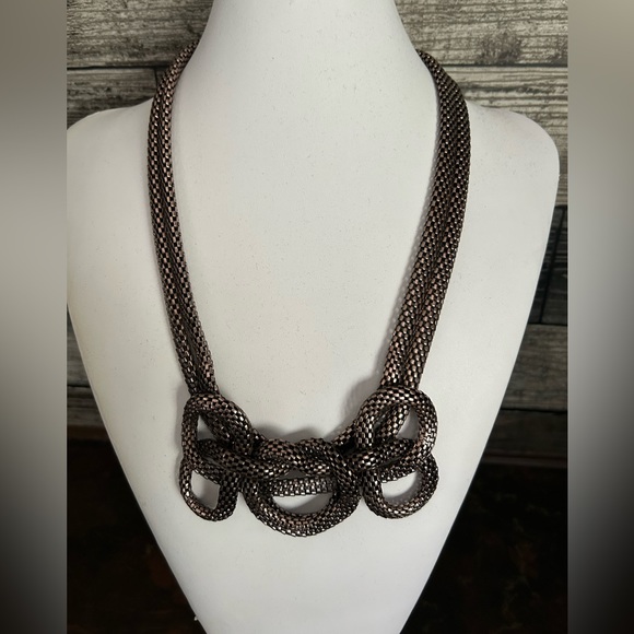 🌈 SALE 3/$30 Statement Metal Snake Necklace - Picture 2 of 4